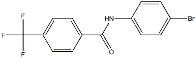 N-(4-bromophenyl)-4-(trifluoromethyl)benzamide Structure