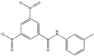 3,5-dinitro-N-(3-methylphenyl)benzamide Structure