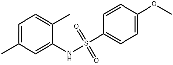 N-(2,5-dimethylphenyl)-4-methoxybenzenesulfonamide 구조식 이미지