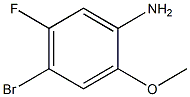 4-bromo-5-fluoro-2-methoxyaniline 구조식 이미지