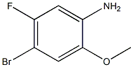 4-bromo-5-fluoro-2-methoxyaniline Structure