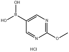 2-Methoxypyrimidine-5-boronic acid HCl Structure