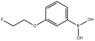 3-(2-Fluoroethoxy)phenylboronic acid 구조식 이미지