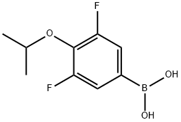 3,5-Difluoro-4-isopropoxyphenylboronic acid Structure