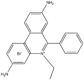 EthidiuM BroMide, 1 Percent Solution, BiotechGrade 구조식 이미지