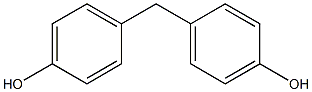 BIS(4-HYDROOXYPHENYL)-METHANE - 1000 PPM 구조식 이미지