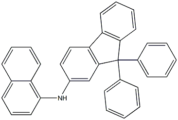 (9,9-Diphenyl-9H-fluoren-2-yl)-naphthalen-1-yl-aMine Structure