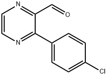 3-(4-Chloro-phenyl)-pyrazine-2-carbaldehyde Structure