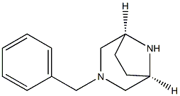 (1R,5S)-3-benzyl-3,8-diazabicyclo[3.2.1]octane 구조식 이미지