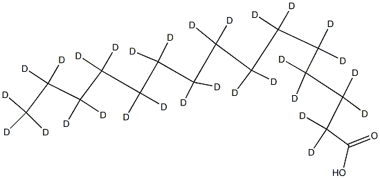 Pentadecanoic acid-D29 Structure