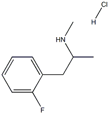 2-Fluoromethamphetamine (hydrochloride) Structure