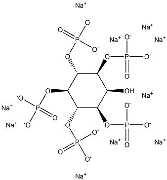 D-myo-Inositol-1,3,4,5,6-pentaphosphate (sodium salt) 구조식 이미지