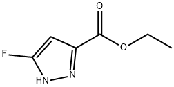 ethyl 5-fluoro-1H-pyrazole-3-carboxylate 구조식 이미지