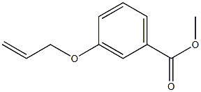Methyl 3-(allyloxy)benzoate 구조식 이미지