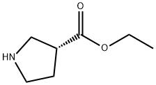 Ethyl (R)-Pyrrolidine-3-carboxylate Structure