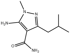 5-aMino-3-isobutyl-1-Methyl-1H-pyrazole-4-carboxaMide 구조식 이미지