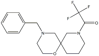 1-(4-benzyl-1-oxa-4,8-diazaspiro[5.5]undecan-8-yl)-2,2,2-trifluoroethanone Structure