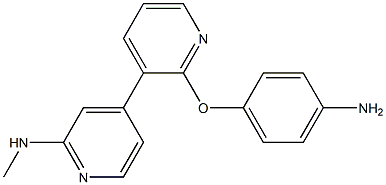 2-(4-aMinophenoxy)-N-Methyl-[3,4'-bipyridin]-2'-aMine 구조식 이미지