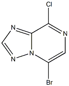 5-broMo-8-chloro-[1,2,4]triazolo[1,5-a]pyrazine 구조식 이미지