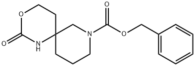 8-Cbz-2-oxo-3-oxa-1,8-diaza-spiro[5.5]undecane Structure