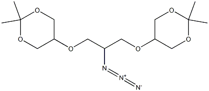 2-Azido-1,3-bis[(2,2-diMethyl-1,3-dioxan-5-yl)oxy]propane Structure