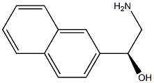 (S)-(+)-2-aMino-1-(2'-naphthyl)ethanol Structure