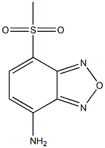 7-(Methylsulfonyl)benzo[c][1,2,5]oxadiazol-4-aMine Structure