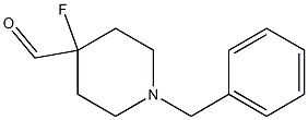 1-benzyl-4-fluoropiperidine-4-carbaldehyde Structure