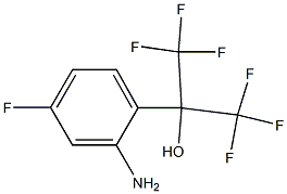 2-(2-AMino-4-fluoro-phenyl)-1,1,1,3,3,3-hexafluoro-propan-2-ol Structure