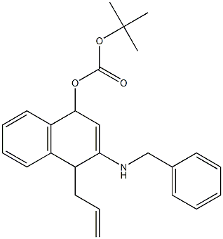 4-allyl-3-(benzylaMino)-1,4-dihydronaphthalen-1-yl tert-butyl carbonate 구조식 이미지