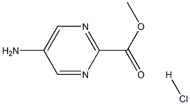 Methyl 5-aMinopyriMidine-2-carboxylate hydrochloride Structure