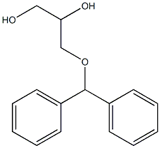 (RS)-3-(benzhydryloxy)propane-1,2-diol 구조식 이미지