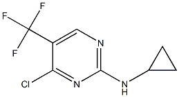 (4-chloro-5-trifluoroMethyl-pyriMidin-2-yl)-cyclopropyl-aMine Structure