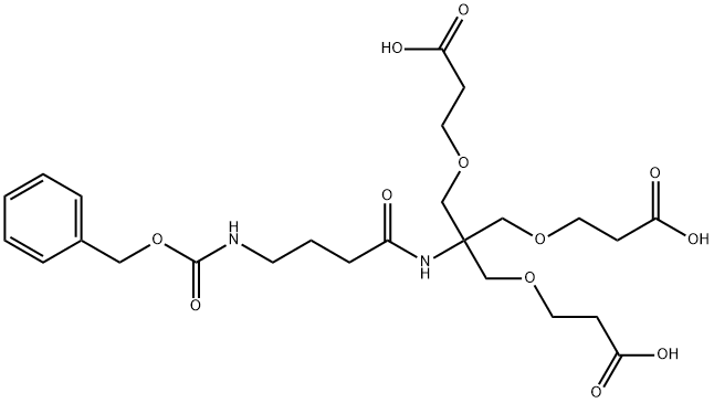 10,10-bis((2-carboxyethoxy)Methyl)-3,8-dioxo-1-phenyl-2,12-dioxa-4,9-diazapentadecan-15-oic acid Structure