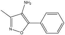 3-Methyl-5-phenylisoxazol-4-aMine 구조식 이미지