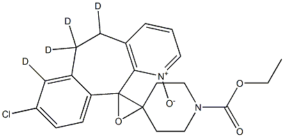 Loratadine-d4 Epoxide N-Oxide 구조식 이미지