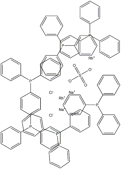 Tris(triphenylphosphine)rhodiuM(I) Chloride Sulfate SodiuM Salt 구조식 이미지