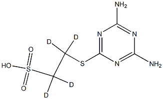 1794737-32-8 2-(4,6-DiaMino-1,3,5-triazin-2-yl)sulfanylethanesulfonic Acid-d4