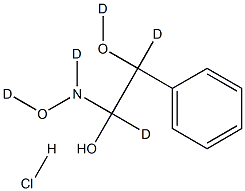 Dioxethedrin-d5 Hydrochloride Structure