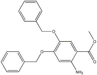 Methyl 2-aMino-4,5-bis(benzyloxy)benzoate Structure