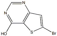 6-BroMo-thieno[3,2-d]pyriMidin-4-ol 구조식 이미지