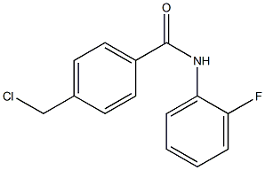 4-(ChloroMethyl)-N-(2-fluorophenyl)benzaMide, 97% Structure