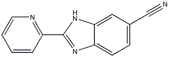 6-Cyano-2-(2-pyridyl)benziMidazole, 97% Structure