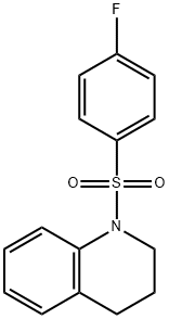 1-(4-Fluorophenylsulfonyl)-1,2,3,4-tetrahydroquinoline, 97% 구조식 이미지