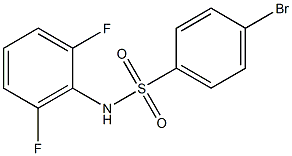 4-BroMo-N-(2,6-difluorophenyl)benzenesulfonaMide, 97% 구조식 이미지
