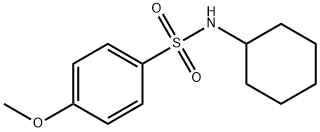 N-Cyclohexyl-4-MethoxybenzenesulfonaMide, 97% Structure