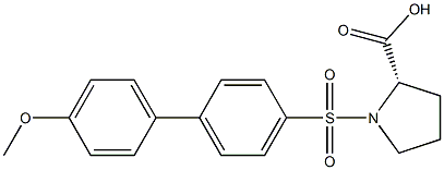 1-(4'-Methoxy-4-biphenylylsulfonyl)-L-proline, 96% Structure