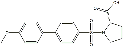 1-(4'-Methoxy-4-biphenylylsulfonyl)-L-proline, 96% 구조식 이미지