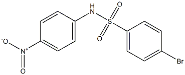 4-BroMo-N-(4-nitrophenyl)benzenesulfonaMide, 97% Structure