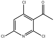 1-(2,4,6-trichloropyridin-3-yl)ethanone 구조식 이미지